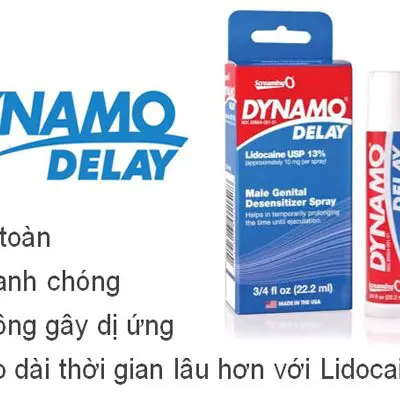 Những ưu điểm nổi bật của chai xịt Dynamo Delay