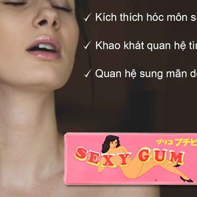 Công dụng của kẹo cao su kích dục Sexy Gum