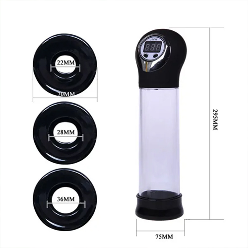 Máy kèm theo ba vòng đệm silicon với kích thước khác nhau