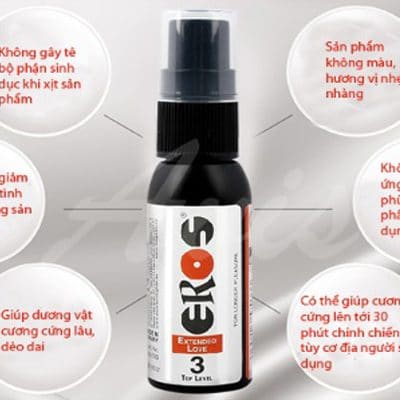 Ưu điểm của chai xịt Eros 90