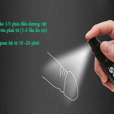 Cách sử dụng chai xịt Eros