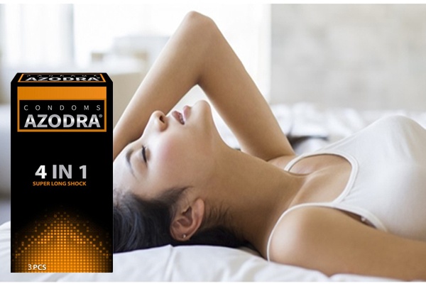 Bao cao su Azodra 4 in 1 làm tăng hưng phấn trong quá trình quan hệ