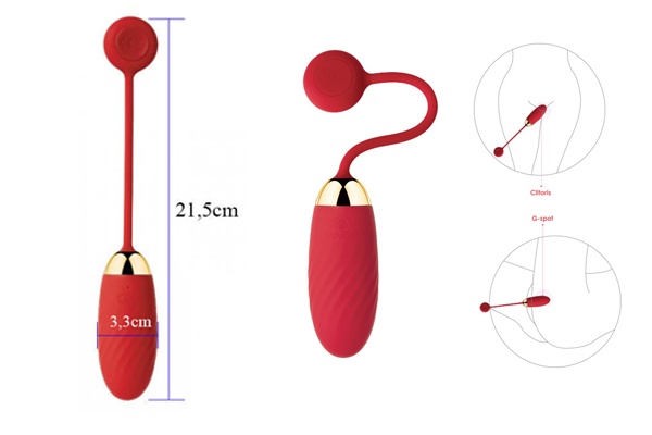 Trứng rung Svakom Ella được thiết kế tinh tế nhỏ gọn Trứng rung Svakom Ella được thiết kế tinh tế nhỏ gọn