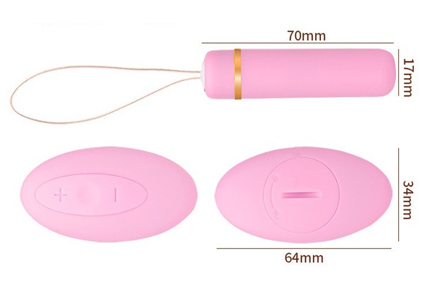 Kích thước chi tiết máy rung trong quần lót 