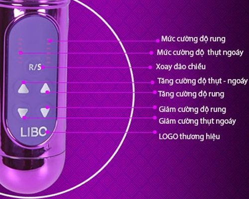 Các nút chức năng được thích hợp ở trên tay cầm