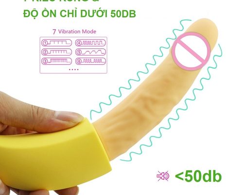 Chuối rung với 7 chế độ từ nhẹ nhàng đến mãnh liệt