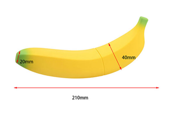 Kích thước dương vật giả Moylan Banana