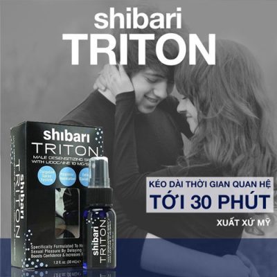 Chai xịt chống xuất tinh sớm Shibari Triton