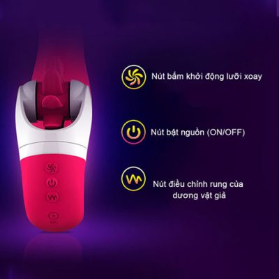 Dương vật giả lưỡi liếm Dave