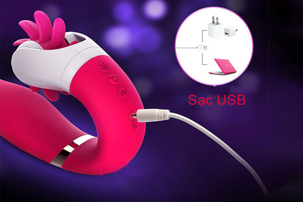 Sản phẩm với cổng sạc USB nên khá tiện lợi khi sạc pin