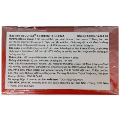 Bao Cao Su Durex Fetherlite Ultima