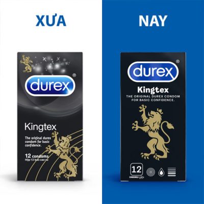 Bao cao su Durex Kingtex ( hộp 12 chiếc)