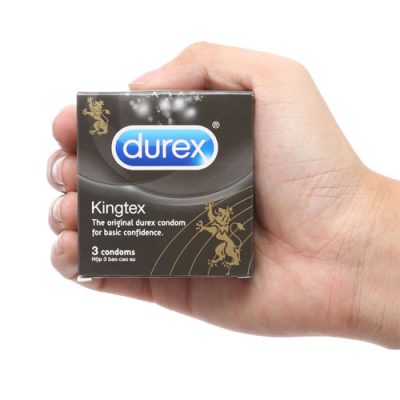Bao cao su Durex Kingtex (hộp 3 chiếc)