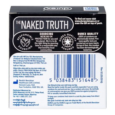 Bao cao su Durex Kingtex (hộp 3 chiếc)