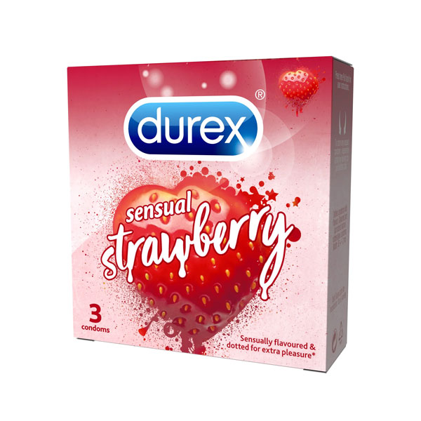 Bao Cao Su Durex Sensual Strawberry