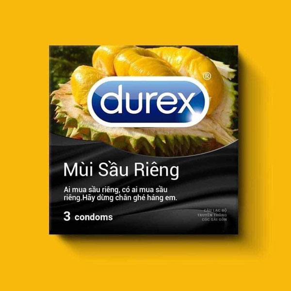Bao cao su mùi sầu riêng 