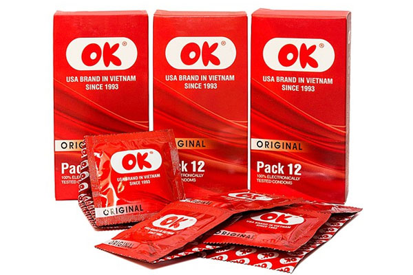 Hình ảnh bao cao su OK Original hộp 12 chiếc
