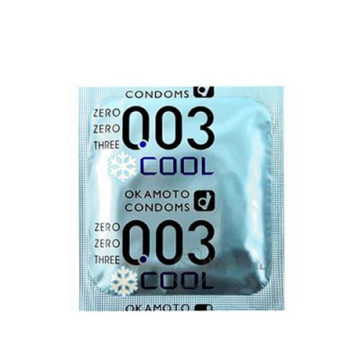 Bao cao su Okamoto 0.03 cool (hộp 8 chiếc)