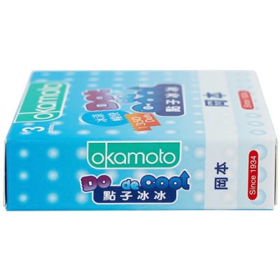 Bao cao su Okamoto Dot De Cool (hộp 3 chiếc)