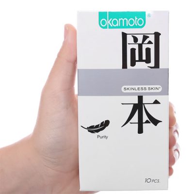 Bao cao su Okamoto Skinless Skin (hộp 10 chiếc)