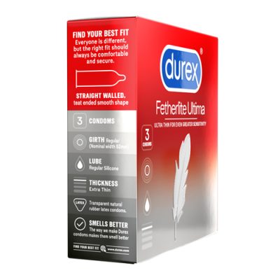 Bao cao su Durex Fetherlite Ultima siêu mỏng, dễ dàng thăng hoa