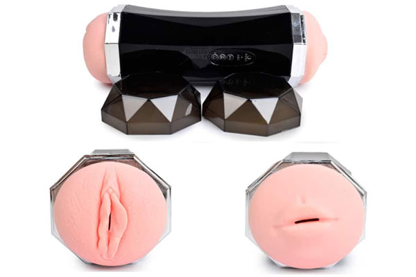 Sản phẩm được thiết kế 2 đầu, mô phỏng 2 bộ phận siêu kích thích trên cơ thể nàng