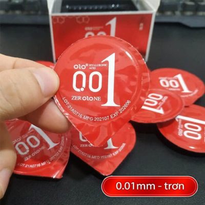 Bao cao su OLO 0.01 đỏ (hộp 10 chiếc)