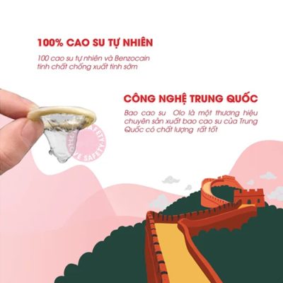 Bao cao su OLO 0.01 đỏ (hộp 10 chiếc)