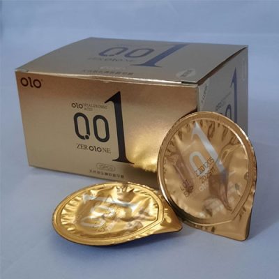 Bao cao su OLO 0.01 vàng (hộp 10 chiếc)