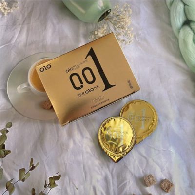 Bao cao su OLO 0.01 vàng (hộp 10 chiếc)