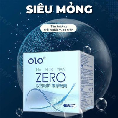 Bao cao su Olo 0.01 Zero Ha For Man (hộp 10 chiếc)