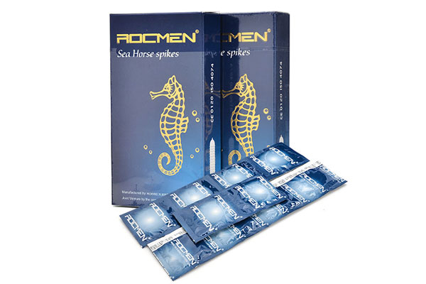 Hình ảnh bao cao su Rocmen Sea Horse Spikes hộp 10 chiếc