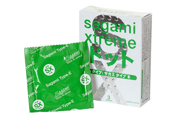 Bao cao su hương bạc hà Sagami Xtreme White hộp 3 chiếc
