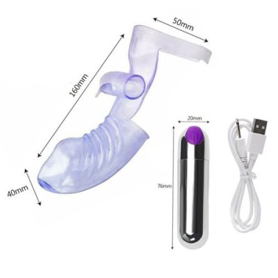 Bao silicon rung đeo ngón tay kích thích cực phê