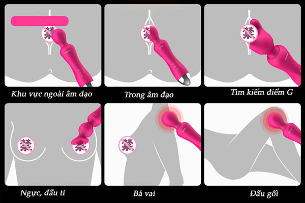 Chày rung Nano Jupin đa năng, có thể kích thích hoặc massage mọi bộ phận trên cơ thể Chày rung Nano Jupin đa năng, có thể kích thích hoặc massage mọi bộ phận trên cơ thể