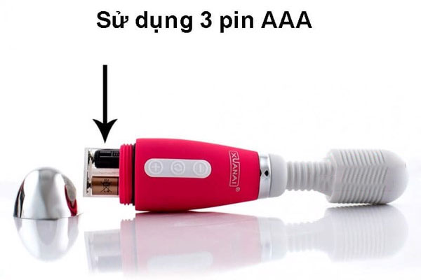 Chày rung Xuanai Passion sử dụng pin rời, tiện lợi khi dùng và thay thế Chày rung Xuanai Passion sử dụng pin rời, tiện lợi khi dùng và thay thế