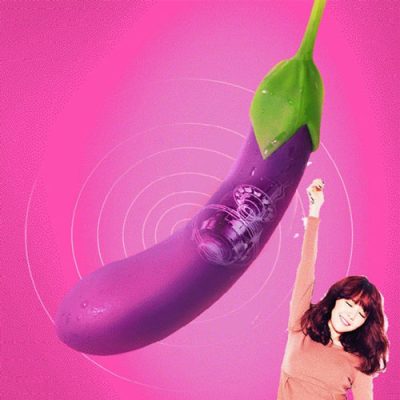 dương vật giả ngụy trang hình trái cà tím