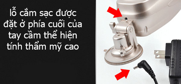 Sản phẩm sử dụng pin sạc tiện lợi mà không vướng víu