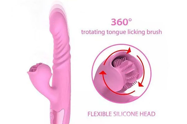 Lưỡi liếm được thiết kế độc đáo giúp kích thích điểm G bên ngoài