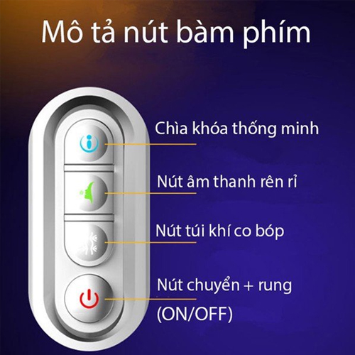 Chi tiết chức năng từng nút điều khiển trên sản phẩm
