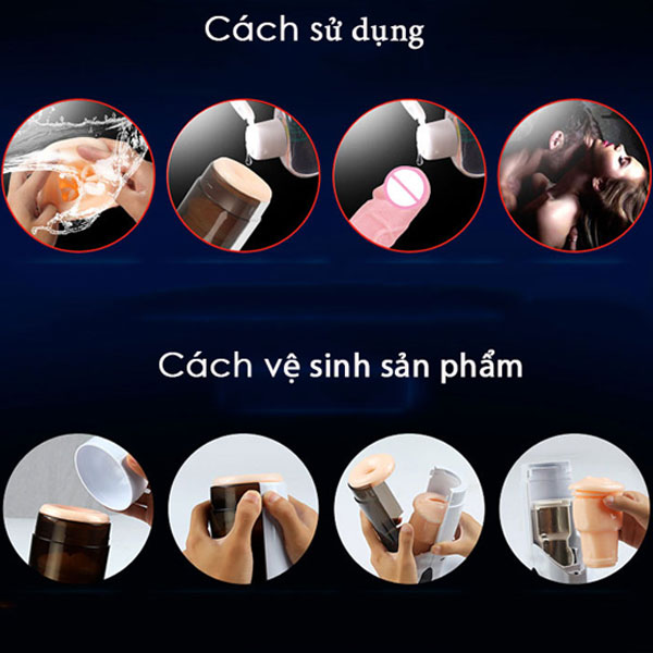 Hình ảnh minh họa cách bước sử dụng sản phẩm