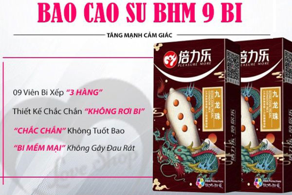 Bao cao su HBM 9 bi là dòng sản phẩm được hãng HBM - Hong Kong Bao cao su HBM 9 bi là dòng sản phẩm được hãng HBM - Hong Kong