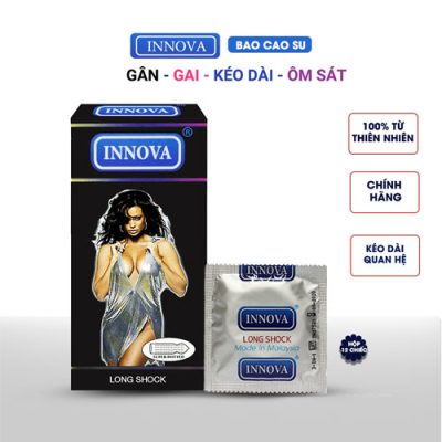 Bao cao su Innova đen (hộp 12 chiếc)