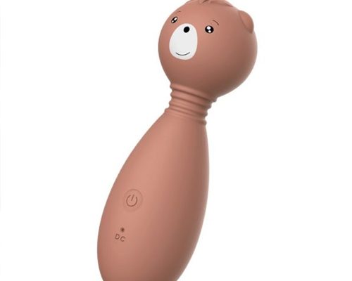 Chày rung LILO hình gấu được thiết kế dễ thương với mặt gấu hoạt hình