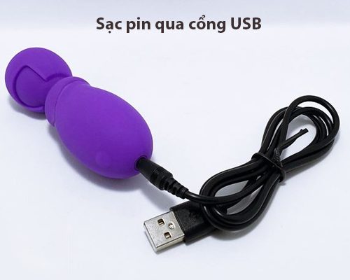 Chày rung sử dụng cổng sạc USB tiện lợi Chày rung sử dụng cổng sạc USB tiện lợi