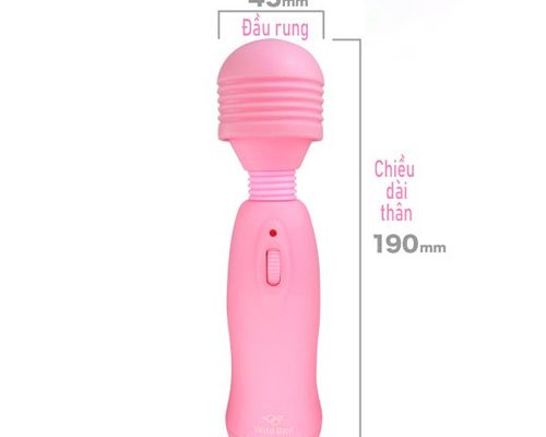 Kích thước chi tiết chày rung Pink Denma CC2 Kích thước chi tiết chày rung Pink Denma CC2