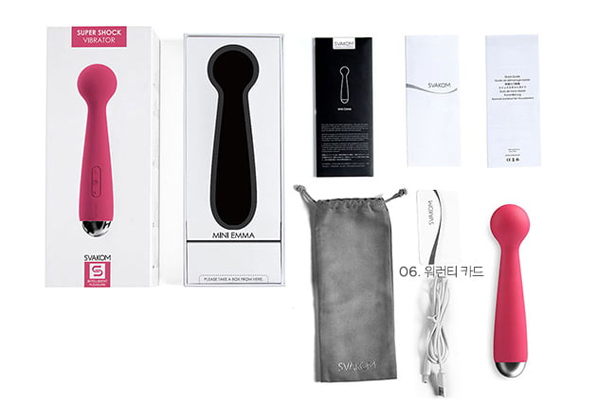 Bộ chày rung tình yêu Svakom Mini Emma với đầy đủ phụ kiện Bộ chày rung tình yêu Svakom Mini Emma với đầy đủ phụ kiện