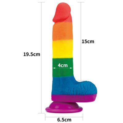 Dương vật giả silicone Lovetoy Prider