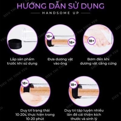 Máy tập dương vật Handsome Up
