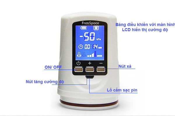 Màn hình hiển thị LCD sắc nét giúp anh em dễ dàng thao dõi khi tập luyện